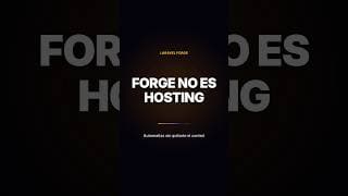 Forge gestiona tu servidor, sin cortes y con rollback